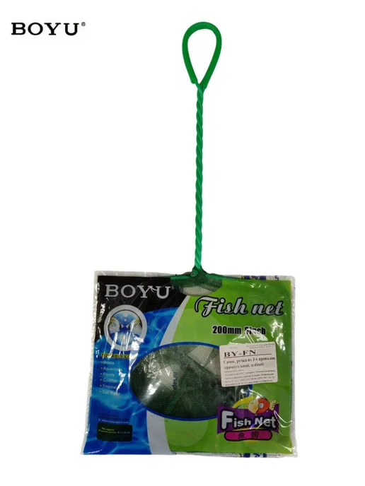 BOYU Сачок для аквариума FN-9, 22,9см, зеленый, фото 4