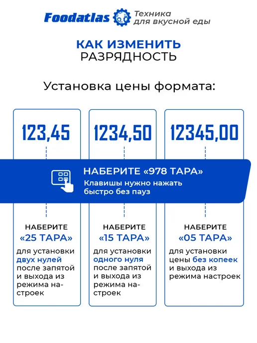 Foodatlas Торговые весы ВТ-40, до 40кг, точность 2гр, 40 кг, 2 г, фото 5