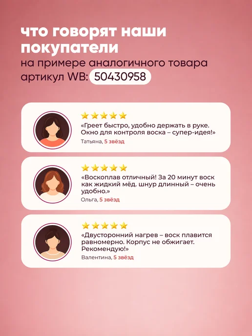 ITALWAX Воскоплав для депиляции картриджный Solo розовый, розовый, фото 8