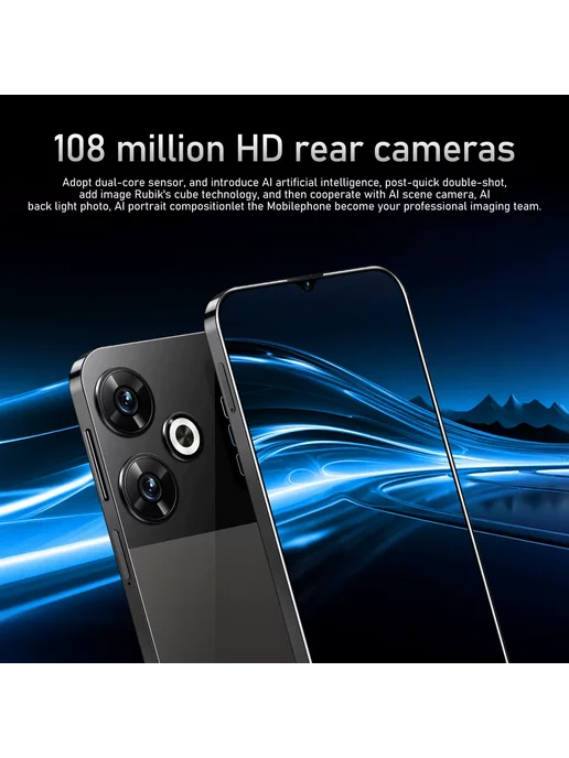 Смартфон YFQTXLW M6 Plus 6/1024 ГБ, черный, фото 6