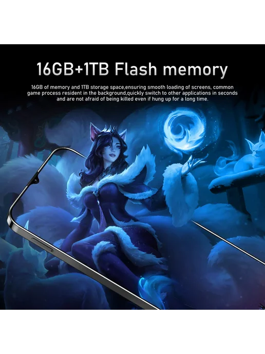 Смартфон YFQTXLW M6 Plus 6/1024 ГБ, черный, фото 8