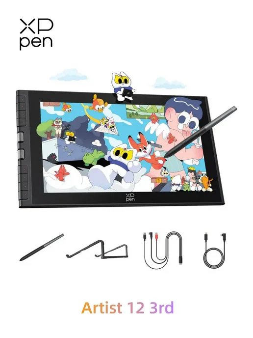 XP-PEN Artist 12 3rd 11,9-дюймовый цифровой дисплей, черный
