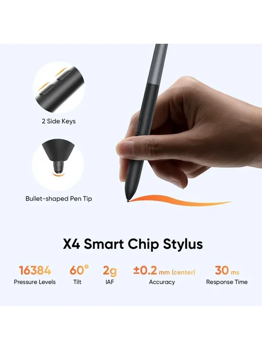 XP-PEN Artist 12 3rd 11,9-дюймовый цифровой дисплей, черный, фото 2