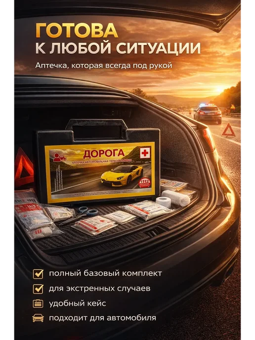 TAY.T Аптечка автомобильная первой помощи, вариант