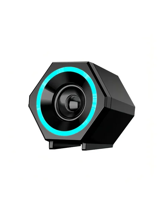 Компьютерные колонки USB, блютуз 5.0 черный с подсветкой, черный, фото 8