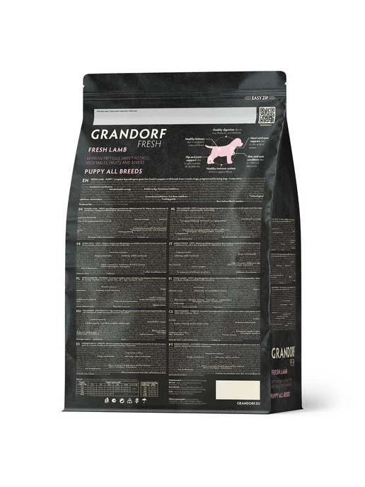 Сухой корм Grandorf' Бататом для собак, щенки, ягненок, 10 кг, фото 2