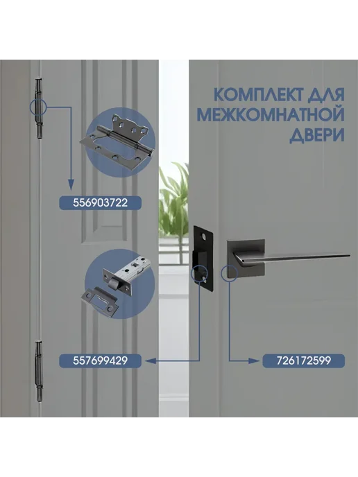 WanMark Дверь межкомнатная Синди-2 Эмаль RAL7047 глухая 700х2000, 700x2000, фото 8