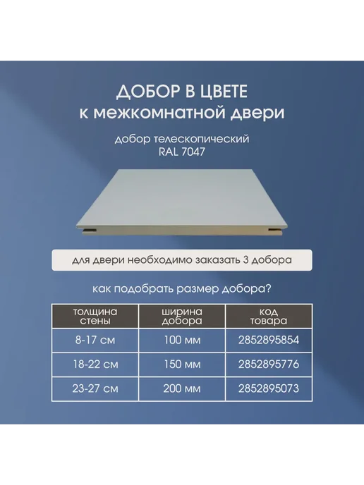 WanMark Дверь межкомнатная Синди-2 Эмаль RAL7047 глухая 700х2000, 800x2000, фото 6
